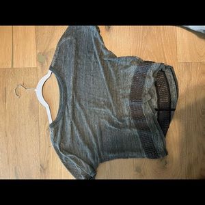 cropped tee